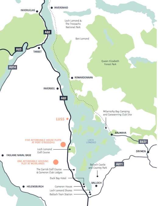 Luss Estates Development Land Portfolio, Luss Property for sale Savills