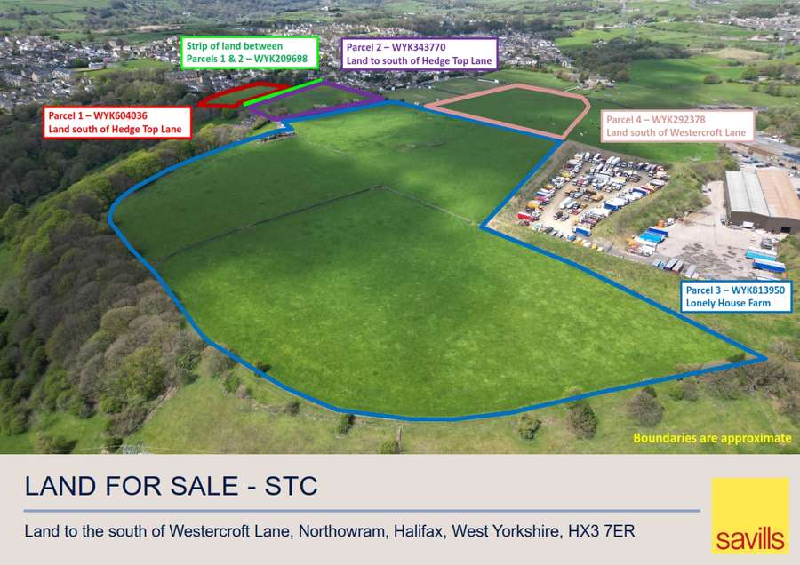 Westercroft Lane, Northowram, Halifax, HX3 7ER, Land to the South of