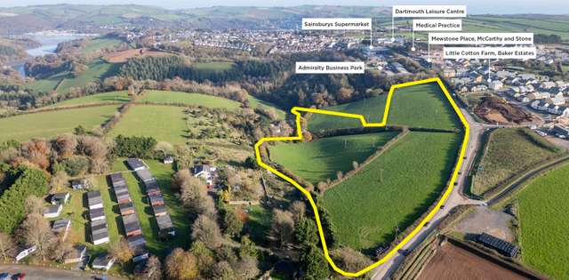 Development land for sale - Land at New Barn Farm, Dartmouth, Devon