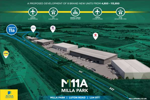 Industrial to let - Milla Park, Luton Road, Luton, LU4 9TT