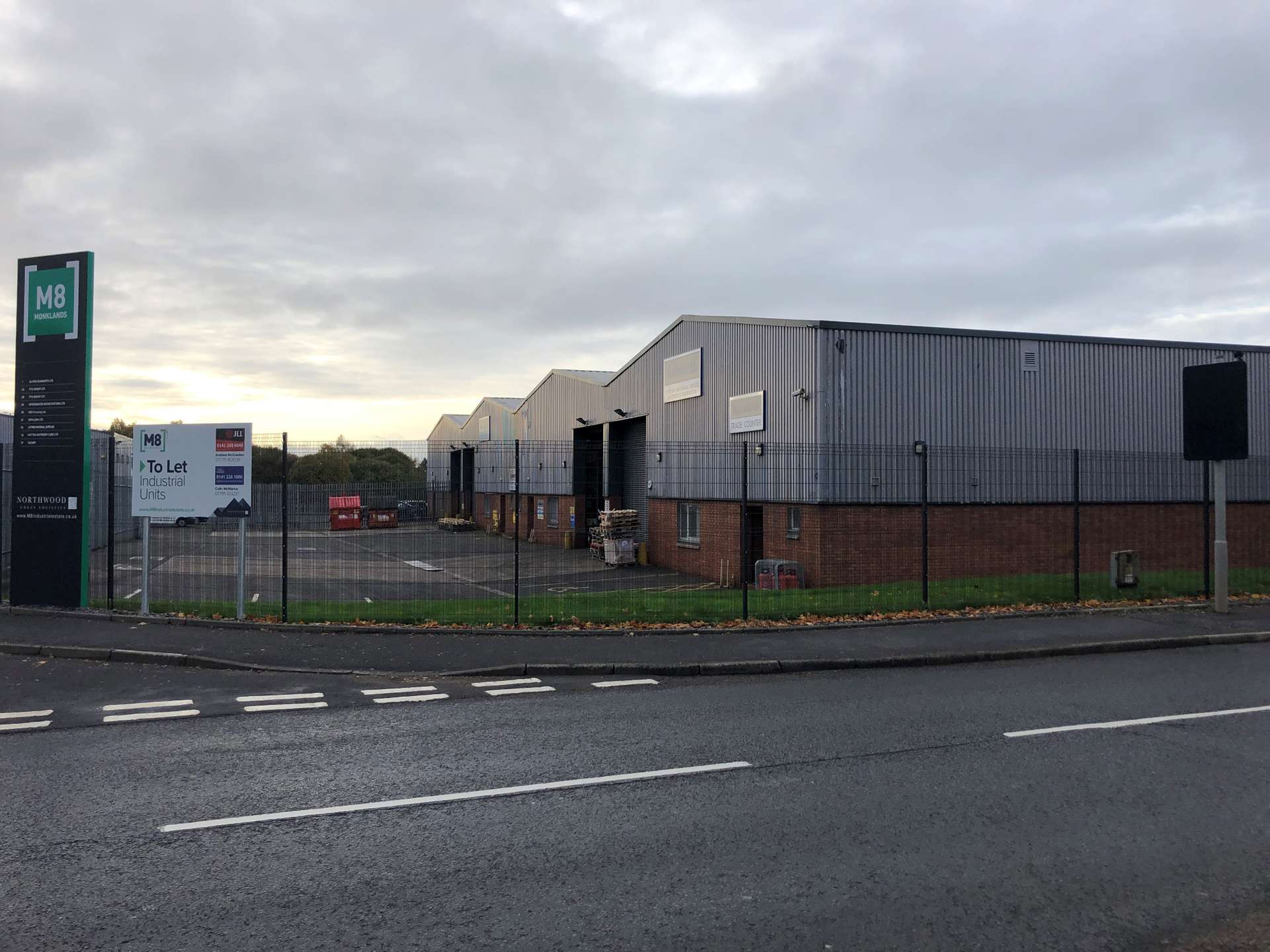 Savills Unit 1 M8 Industrial Estate, Kirkshaws Road, Coatbridge, ML5 4RP Property to rent