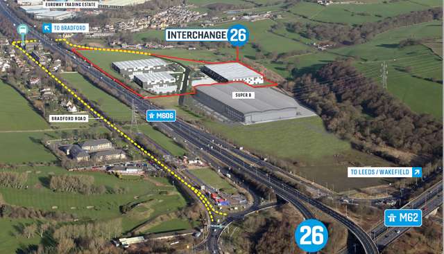 Industrial to let - Interchange 26, Junction 26 M62/M606, Bradford, BD12 7EZ
