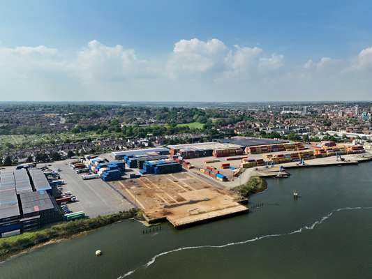 Commercial property to let - Open Storage Land, Port of Ipswich, West Bank Terminal, Ipswich, IP2 8NB