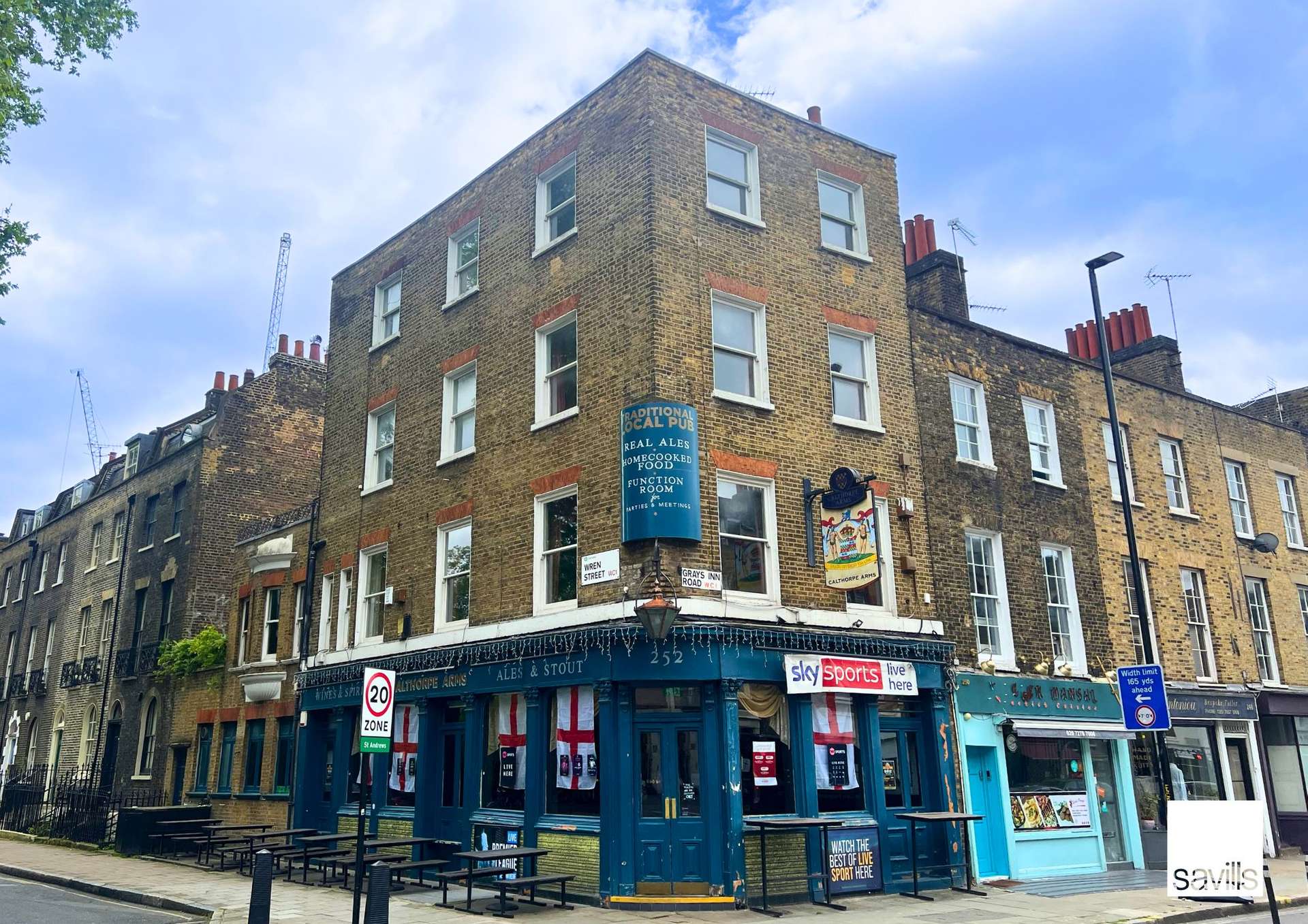 Calthorpe Arms, 252 Gray's Inn Road, London, WC1X 8JR Property for