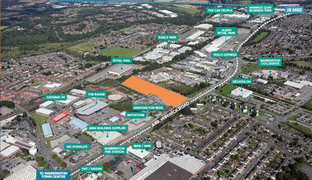 Development land to let - Open Storage Site, Winwick Road, Warrington, WA2 8HQ