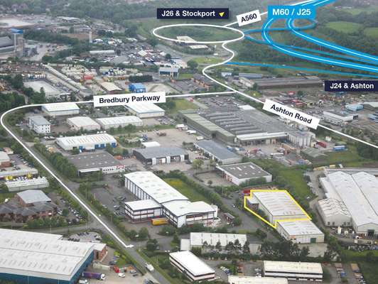Industrial to let - Unit 1, Southside, Bredbury Park Industrial Estate, Bredbury, SK6 2SP