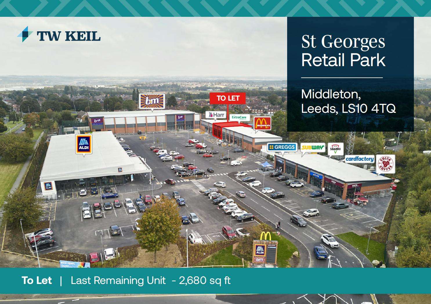 Retail to let - St Georges Retail Park, Middleton, Leeds, LS10 4TQ