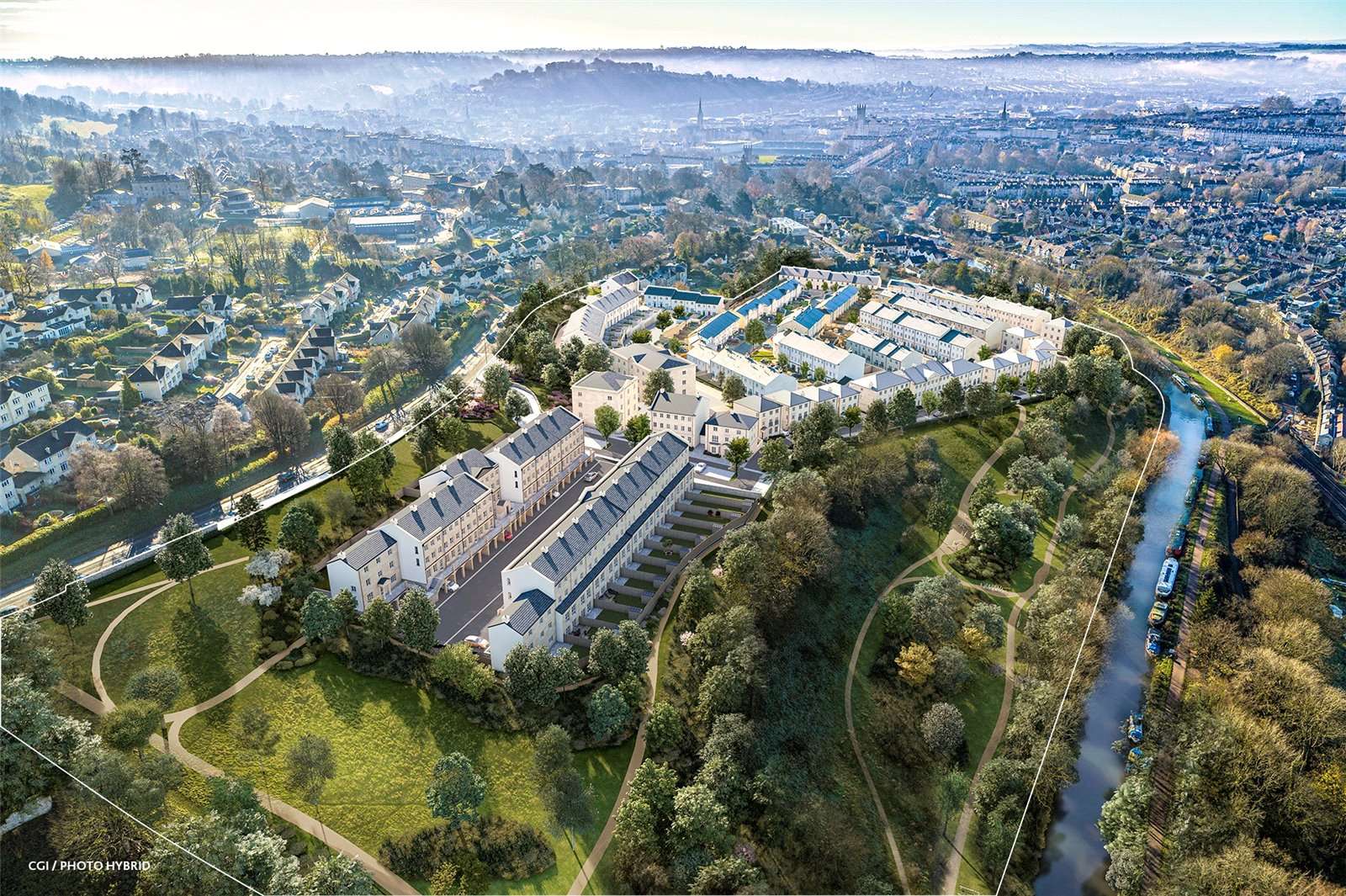 Holburne Park, Warminster Road, Bath, BA2 6SF New homes for sale