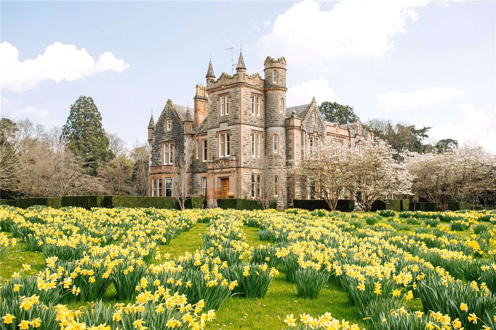 An Exceptional 19th-Century Castle and Walled Garden Retreat in the Heart of Northern Ireland