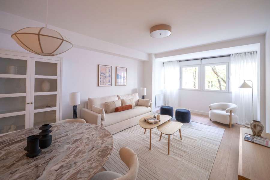 Piso de 3 dormitorios con terraza de 97m² en Bernabéu, Chamartín