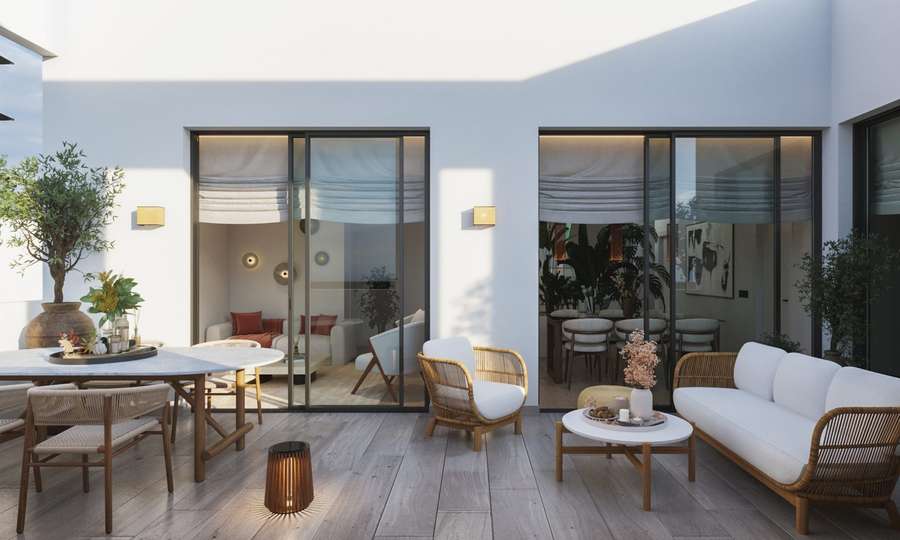 2-bed apartment with terrace in Ibiza, Retiro