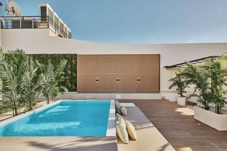 Ático de 4 dormitorios con terraza en Palacio, Centro