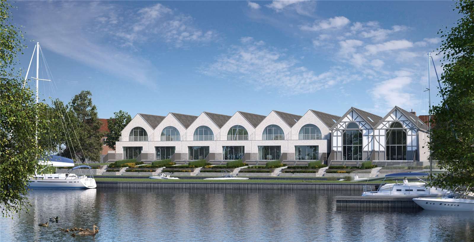 The Boathouses, Mill Lane, Taplow, Maidenhead, Berkshire, SL6 0AA New