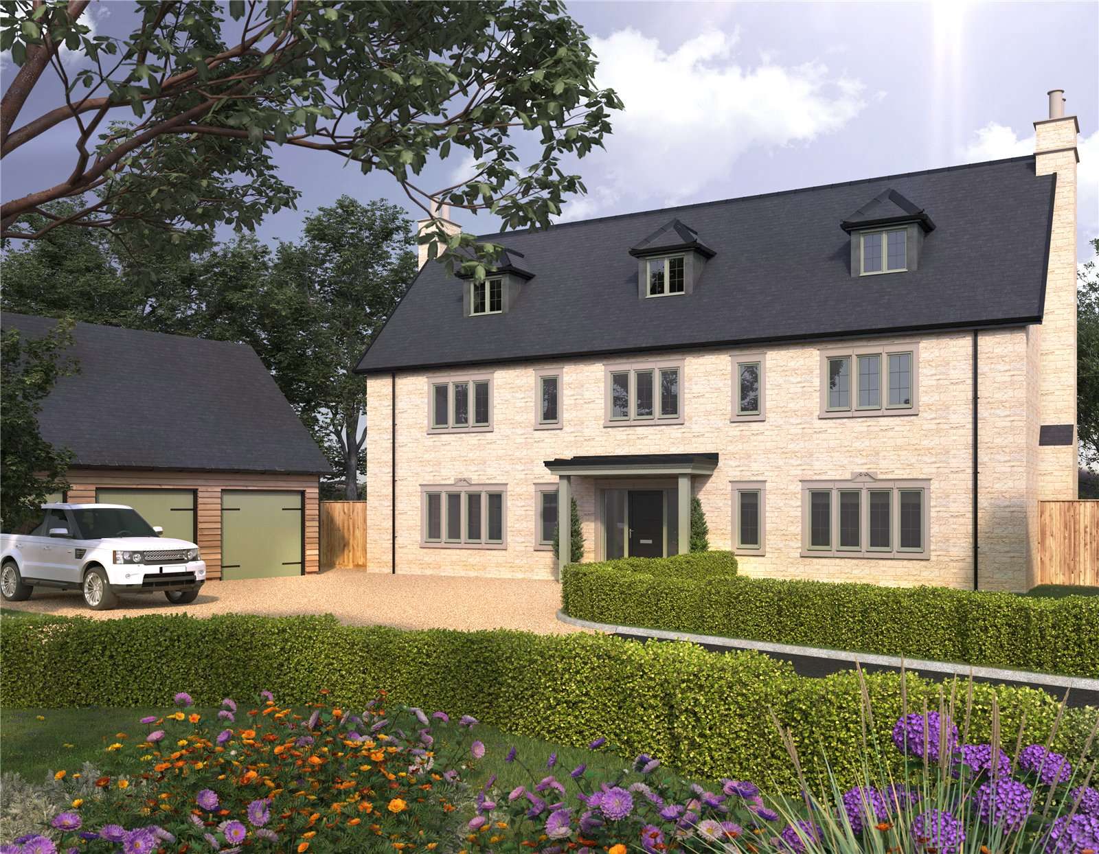 Oxford Meadow, Standlake, Oxfordshire, OX29 7RH New homes for sale