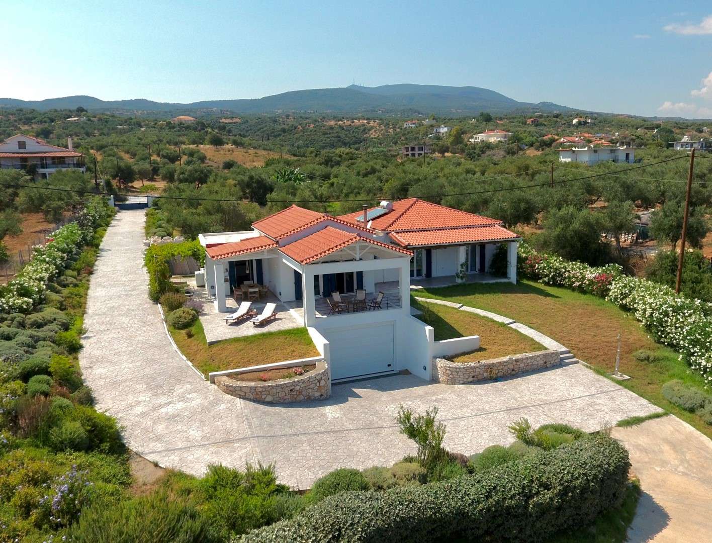 Beachfront villa in Peloponnese, Chrani, Messinia, Peloponnese
