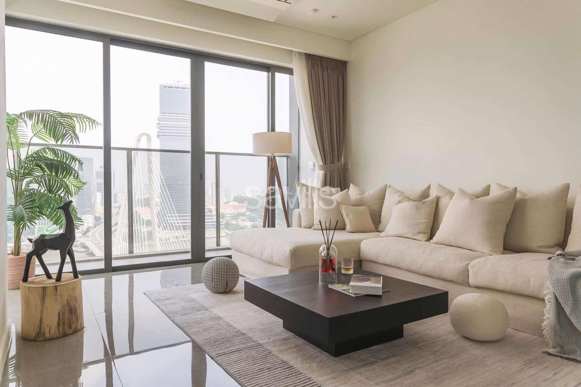 For rent bedrooms with fully furnished, 138sqm, River view, Thu