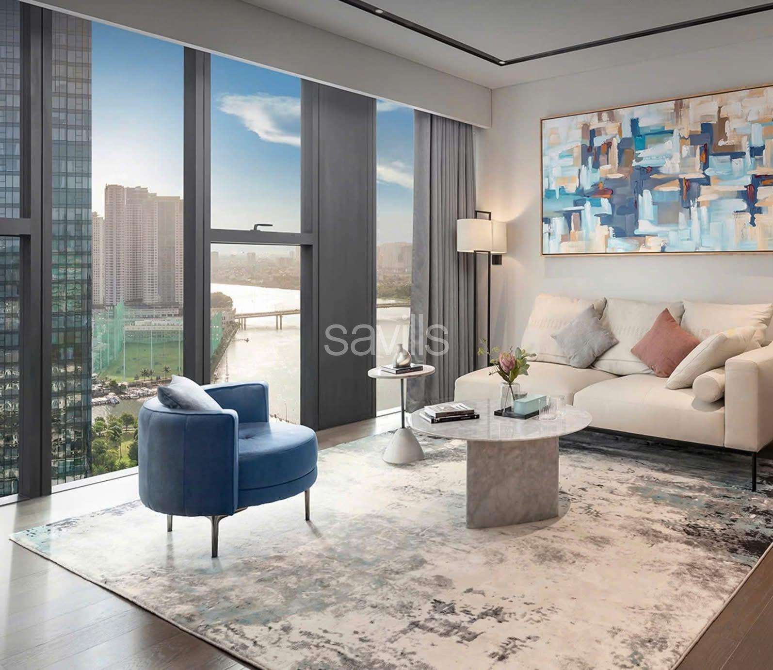 For rent bedrooms at Grand Marina Sai Gon with River view, Đ